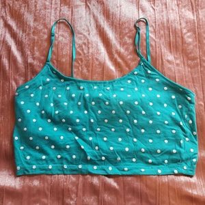 Polka Dot Crop Top/Bralette